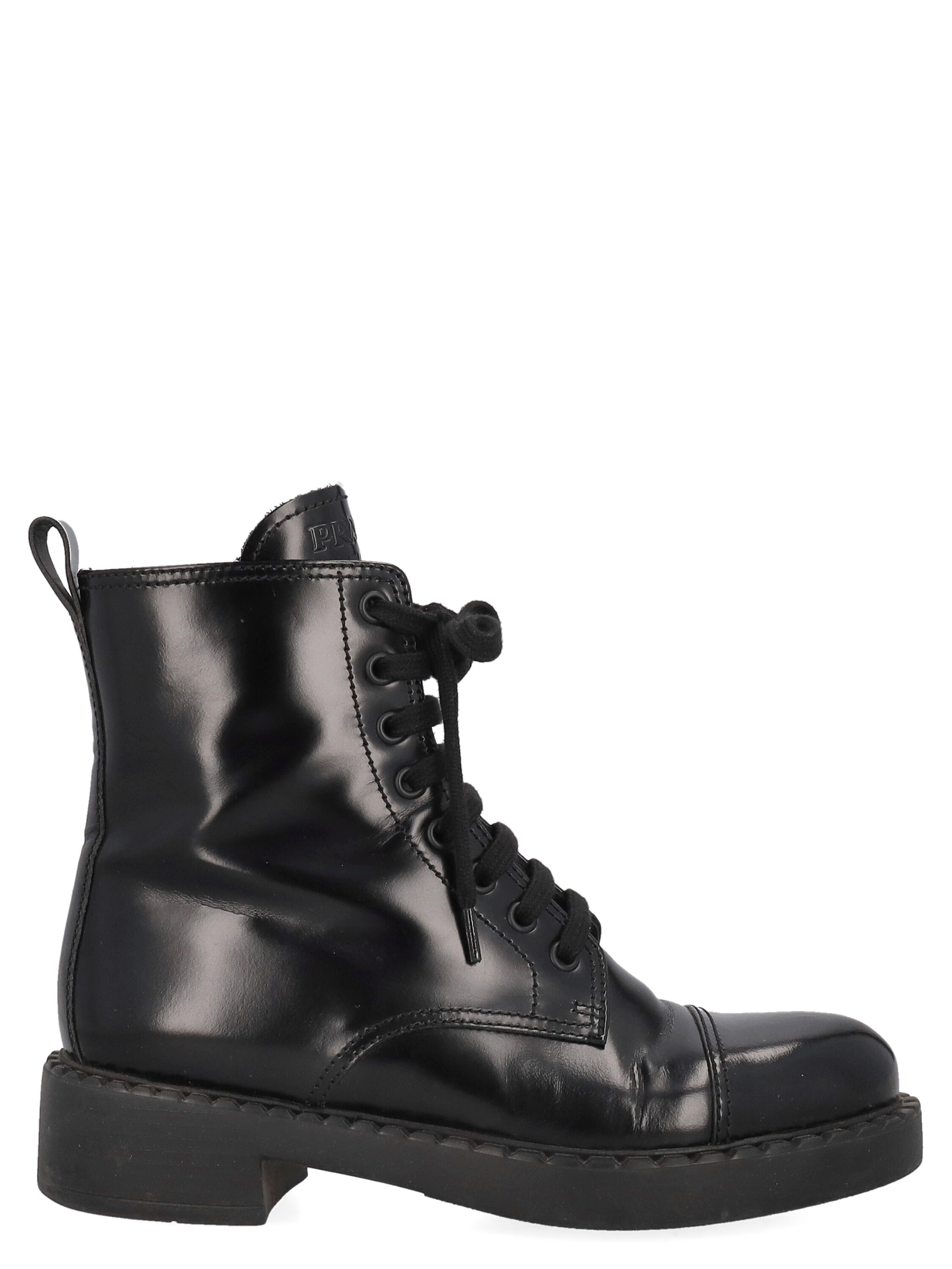 Pre-owned Prada Women's Ankle Boots -  - In Black It 37
