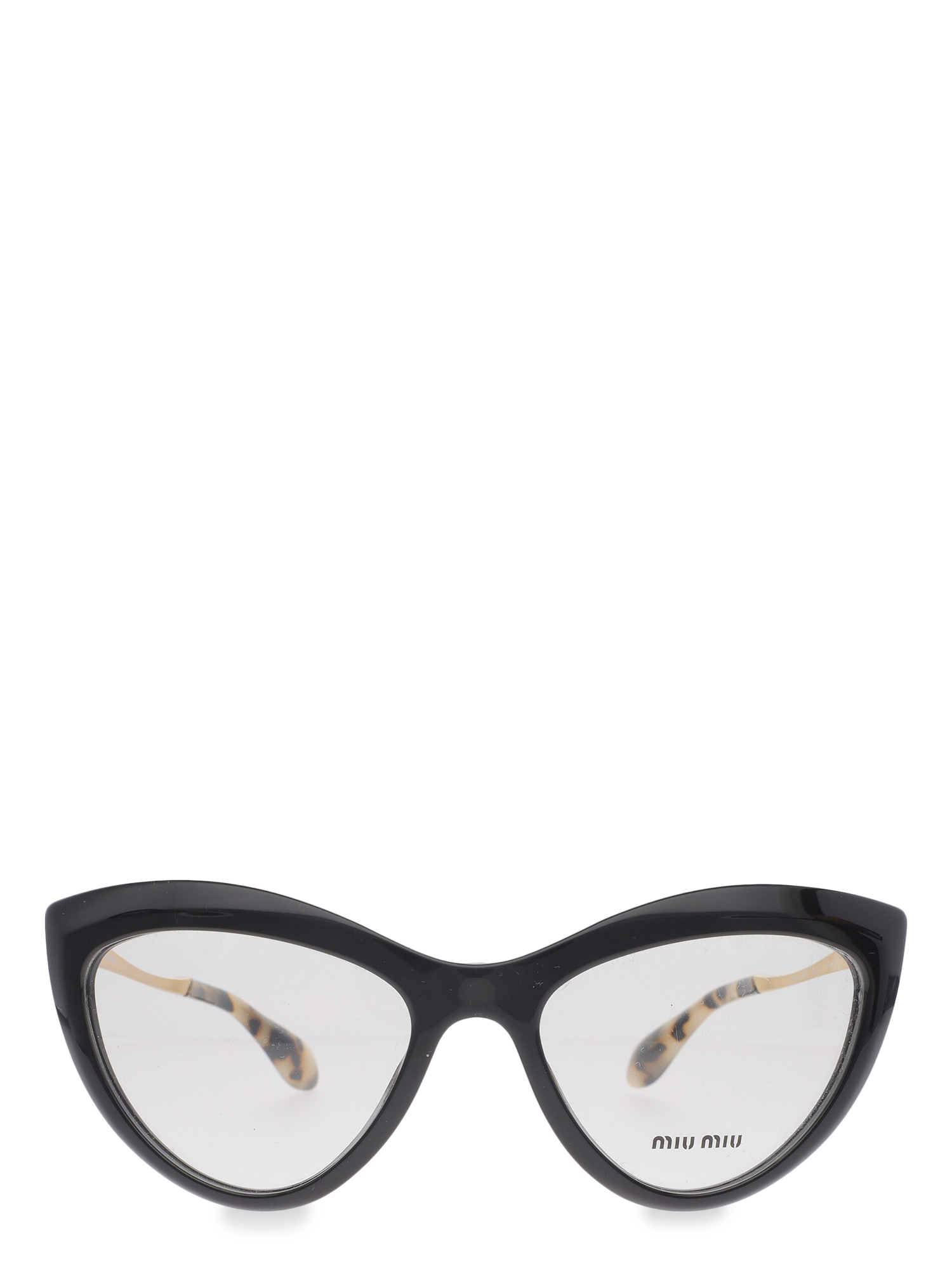 Pre-owned Miu Miu Women's Eyeglasses -  - In Black Synthetic Fibers