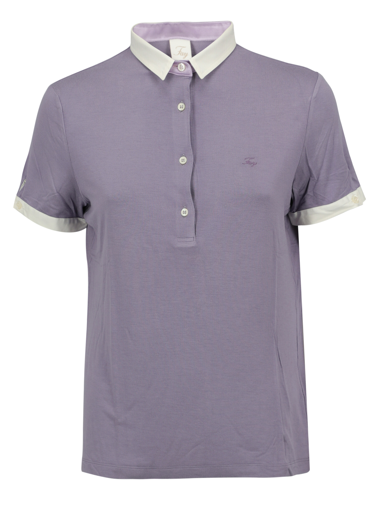 Fay Femme T-shirts et tops Purple Synthetic Fibers