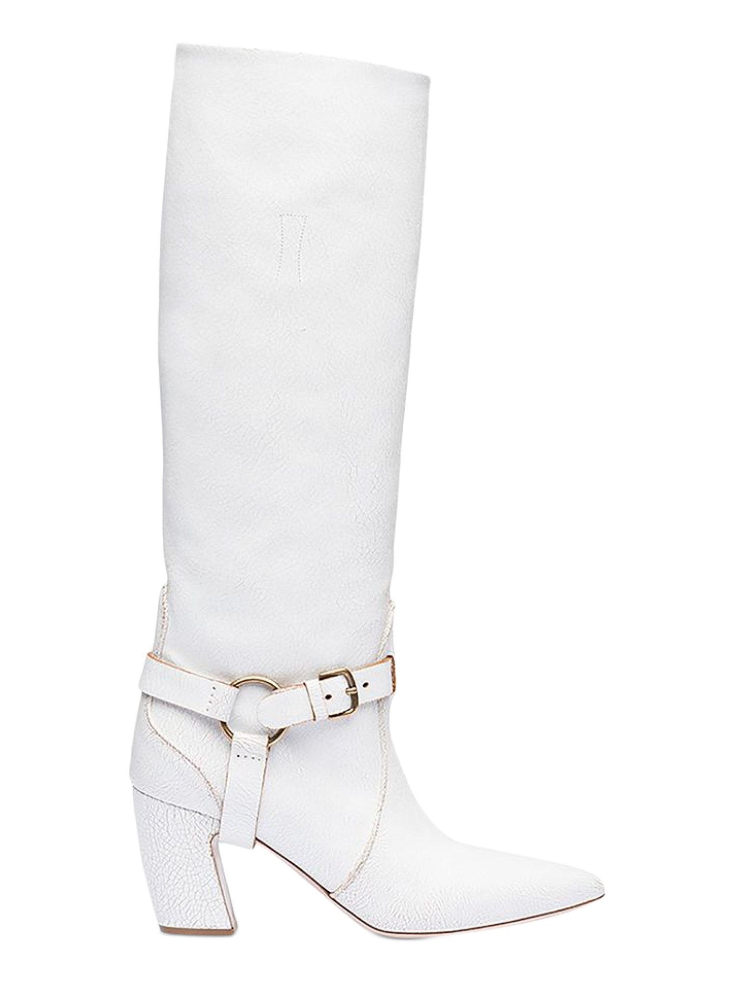 Miu Miu Femme Bottes White Leather
