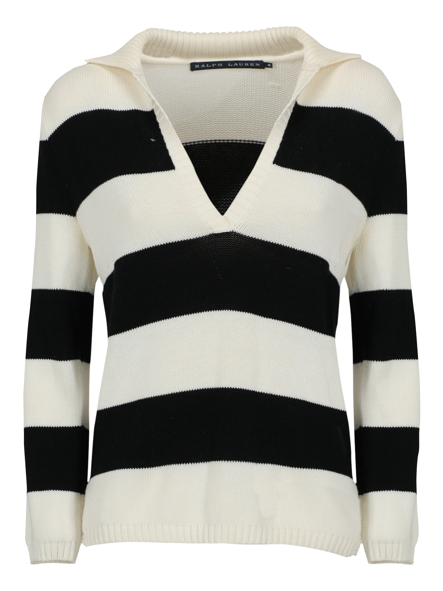 Ralph Lauren Femme Pulls et sweat-shirts Black, White Cotton