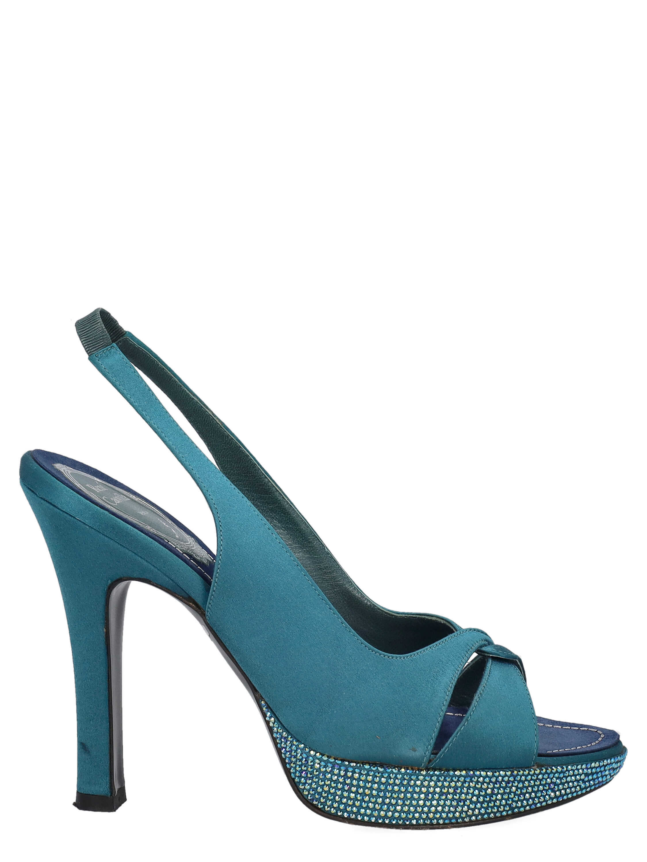 Pre-owned René Caovilla Women's Sandals - Rene Caovilla - In Blue It 37