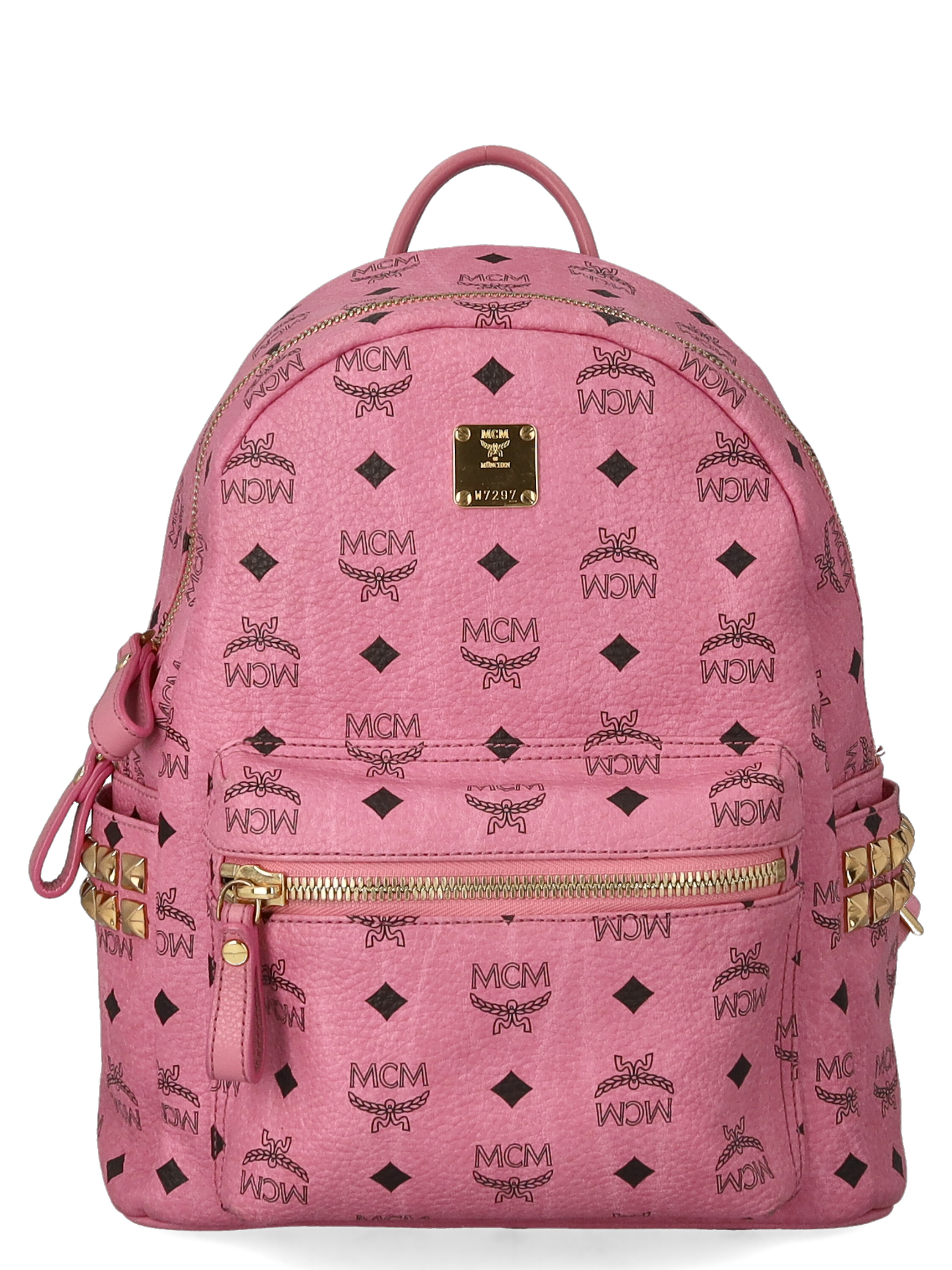 Pre-owned Mcm Backpacks In Pink