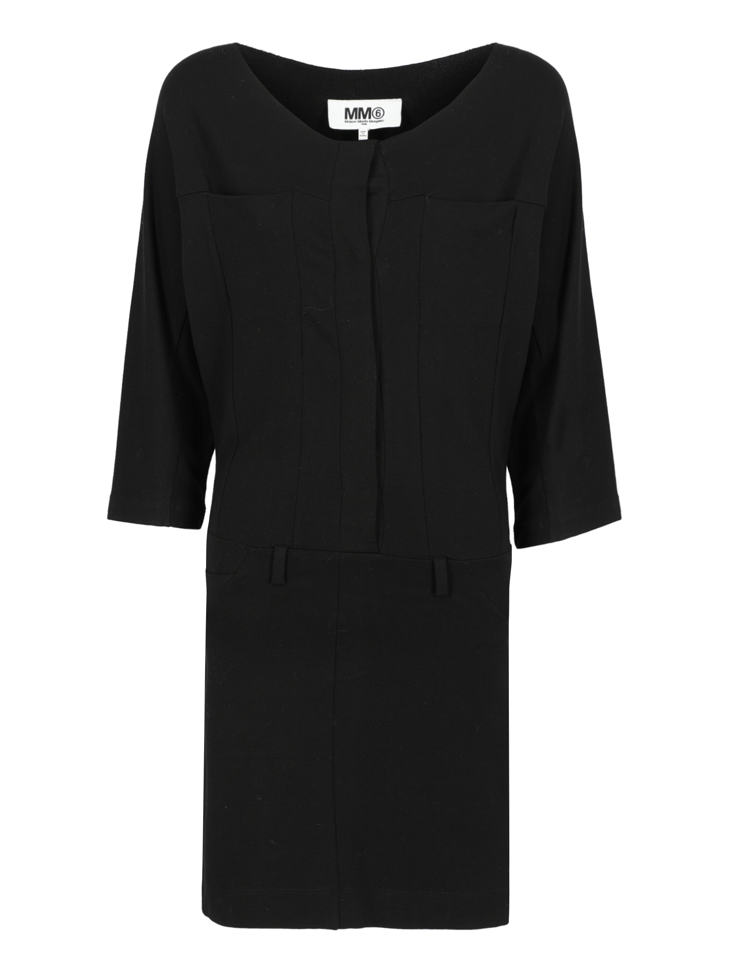 Mm6 Maison Margiela Femme Robes Black Eco-Friendly Fabric