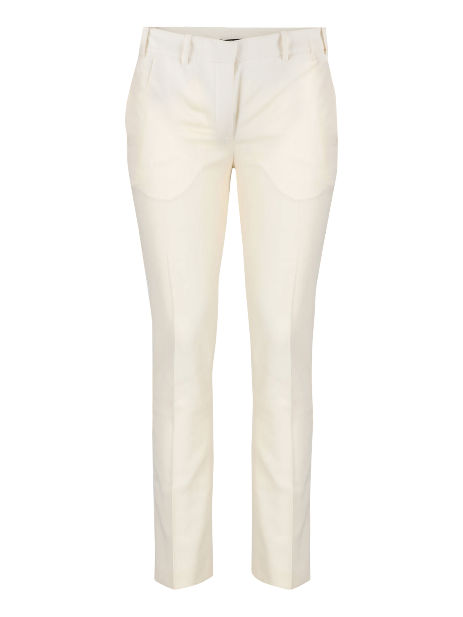 Pre-owned Balmain Women's Trousers -  - In White Wool