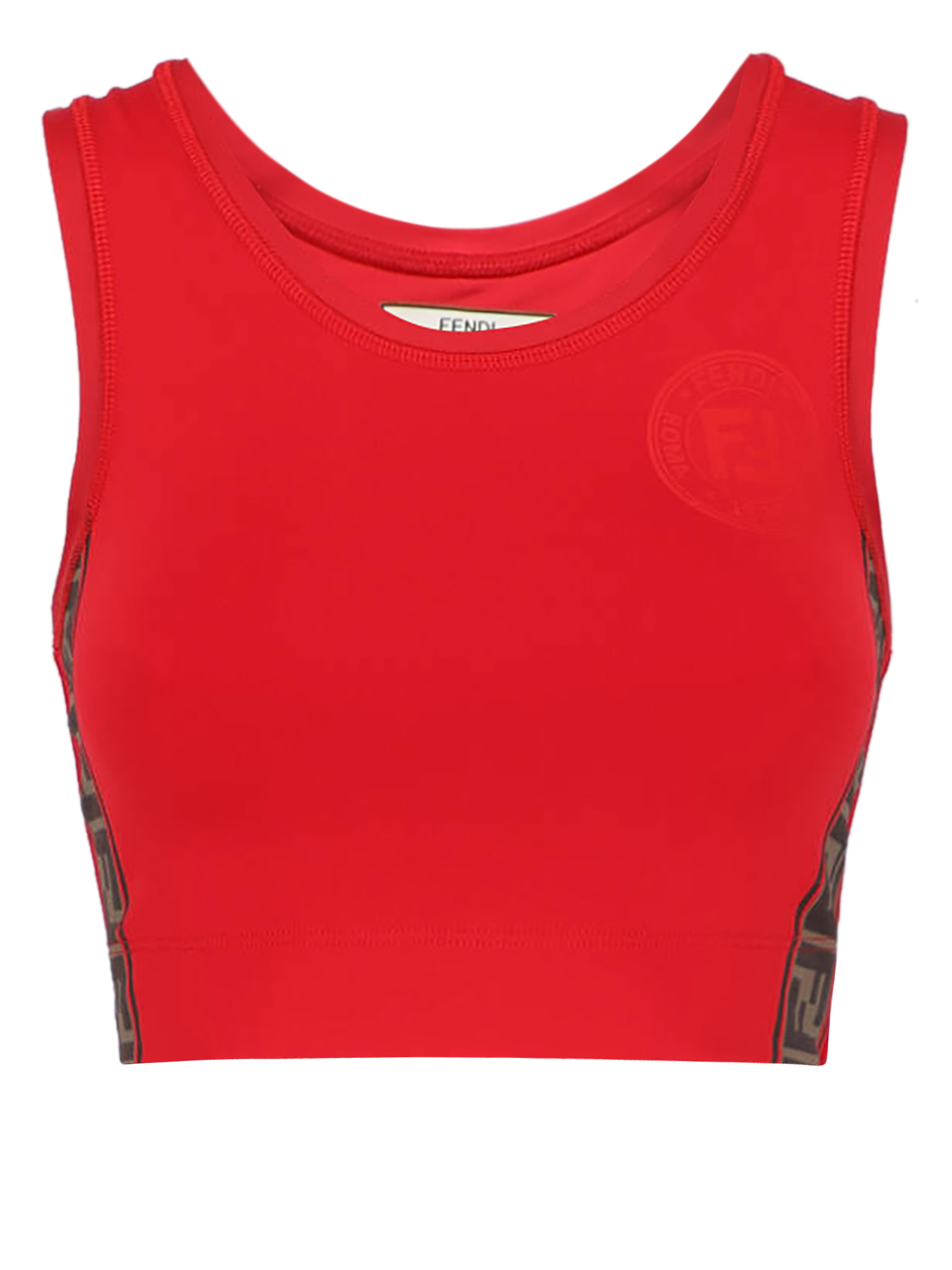 T-shirts Et Tops Pour Femme - Fendi - En Synthetic Fibers Red - Taille:  -