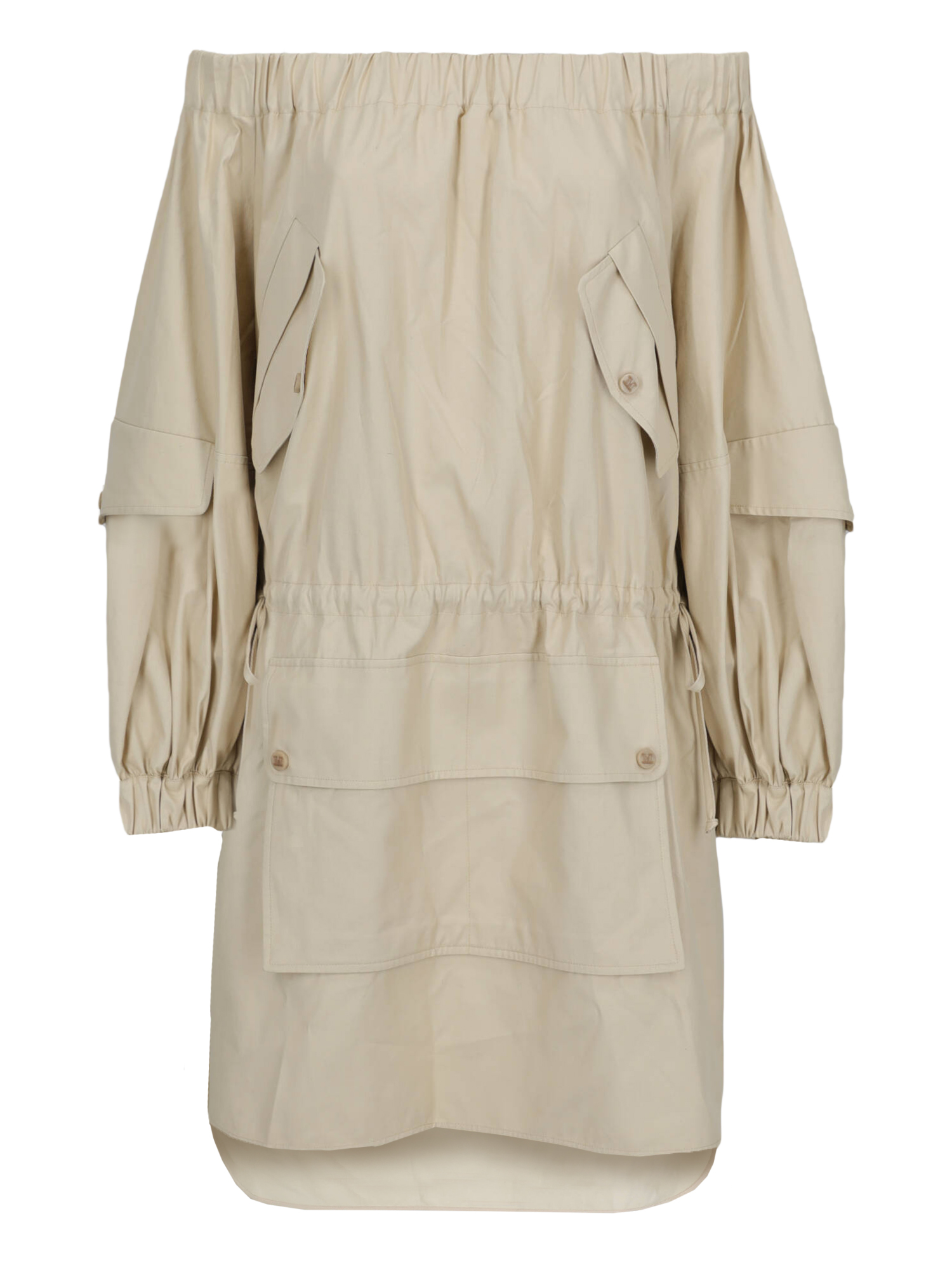 Robes Pour Femme - Maxmara - En Cotton Beige - Taille:  -