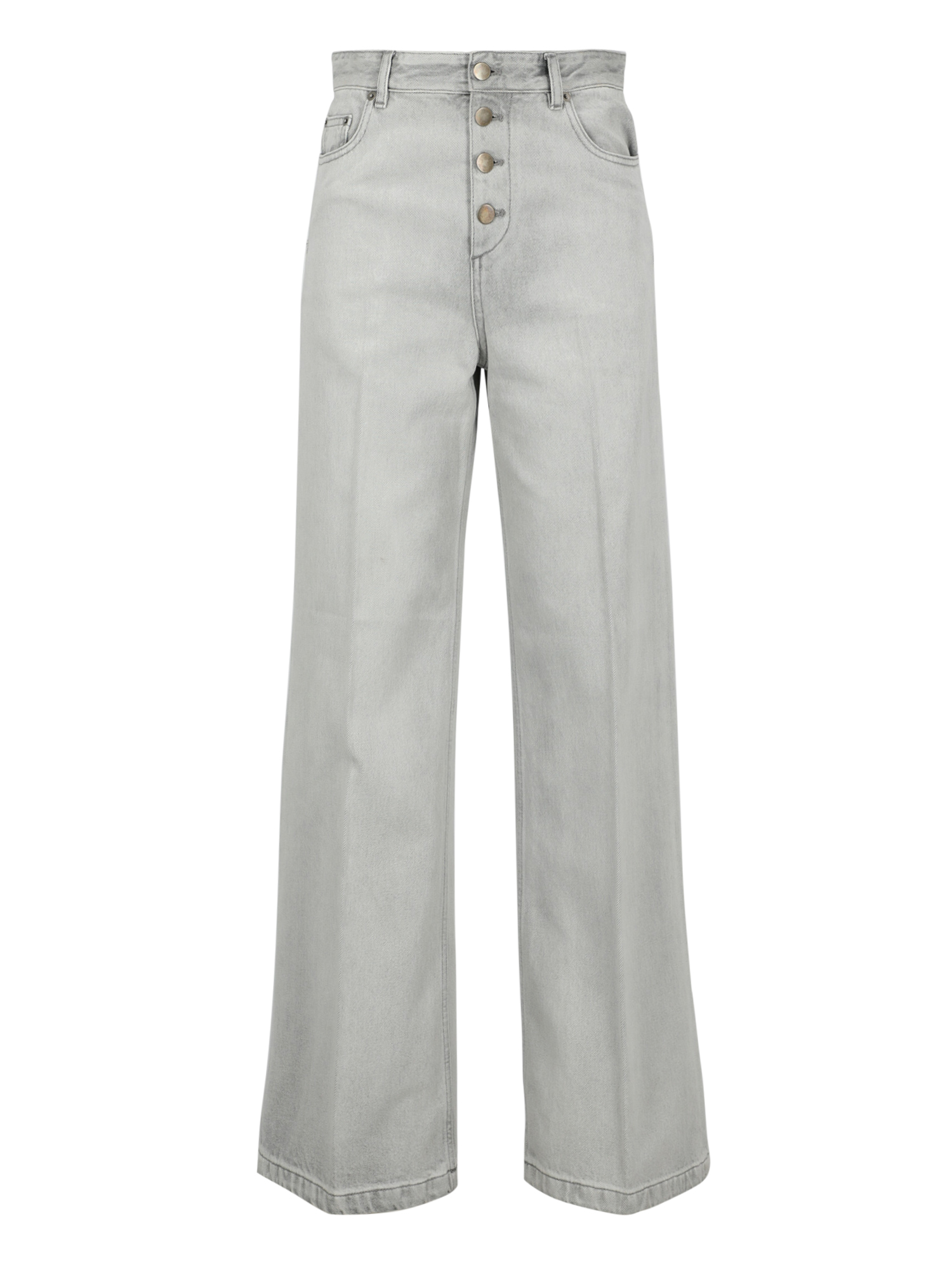 Dior Femme Pantalons Grey Cotton