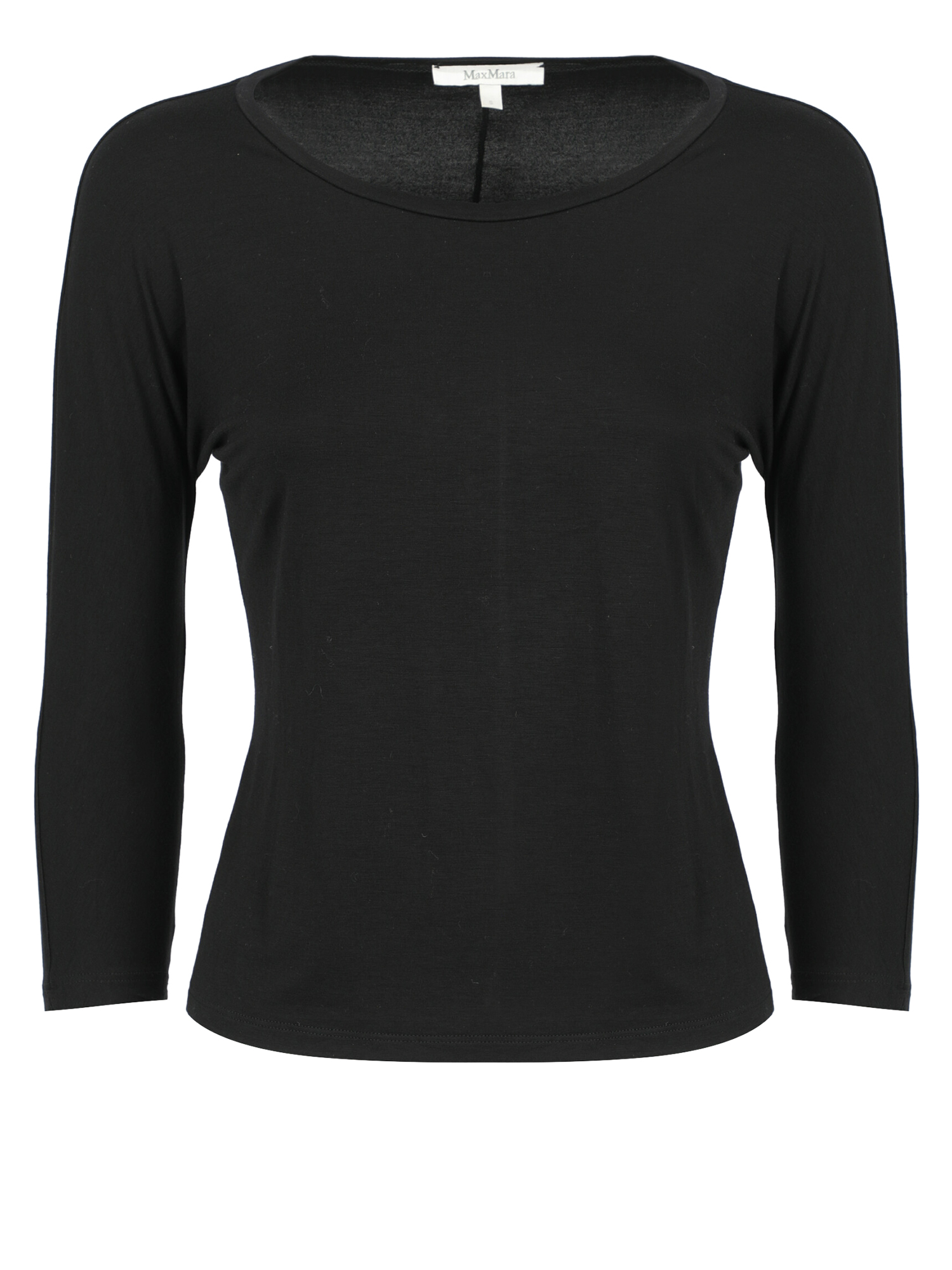 Maxmara Femme T-shirts et tops Black Synthetic Fibers