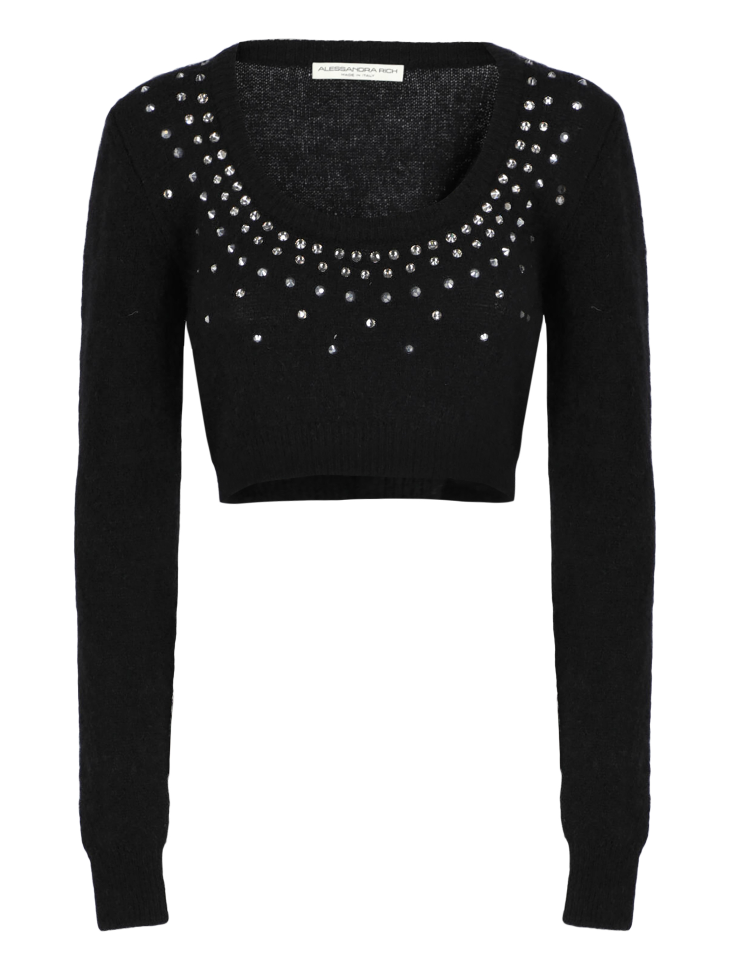 Pre-owned Alessandra Rich Wool Pullover In Black