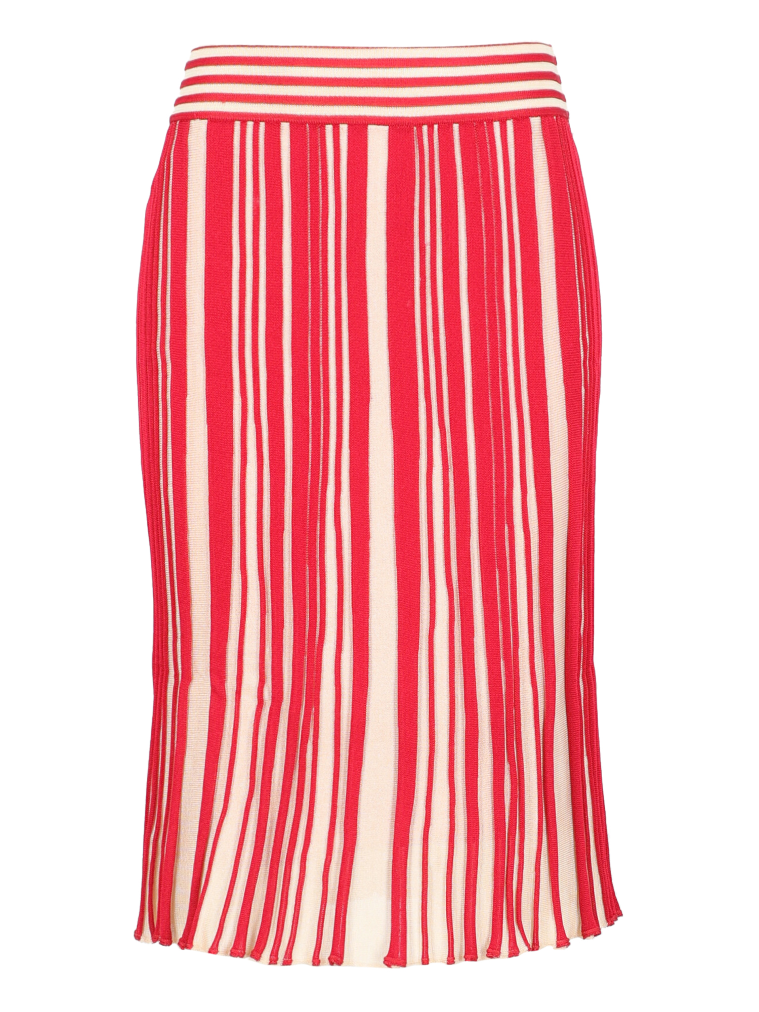 Missoni Femme Jupes Ecru, Red Fabric