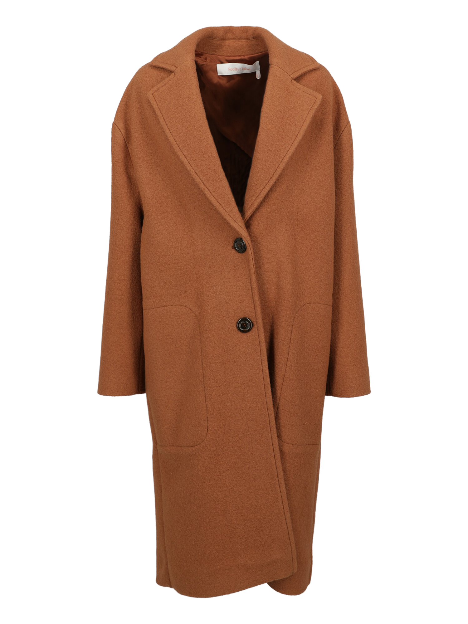 See By Chloé Women's Outwear -  - In Camel Color Wool