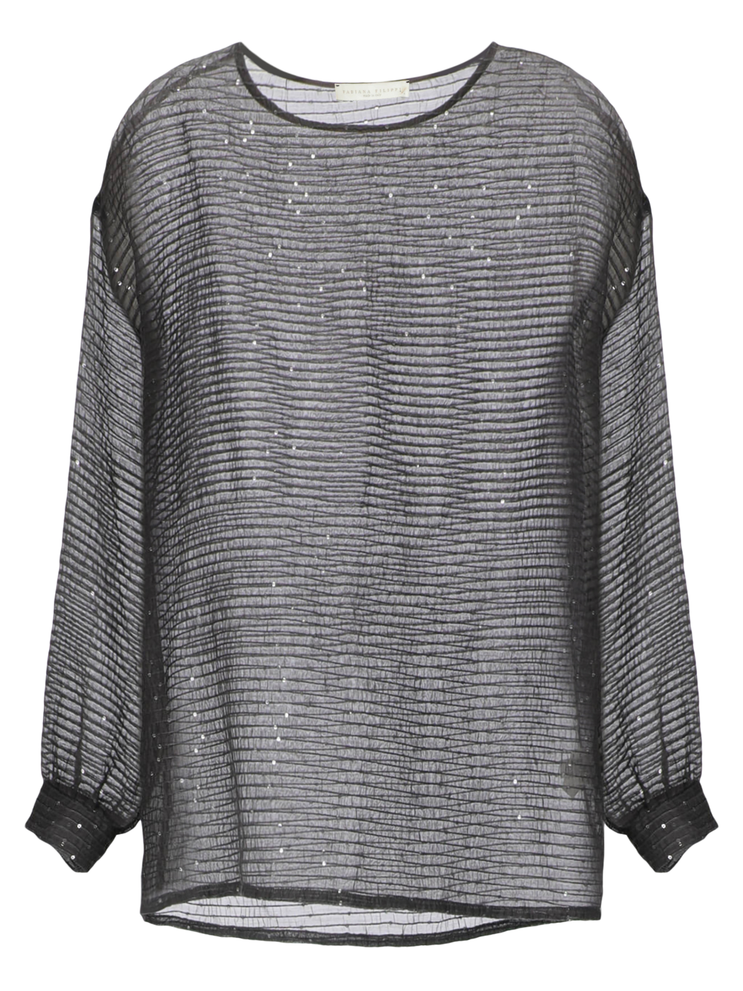 Pre-owned Fabiana Filippi T-shirts And Top In Grey
