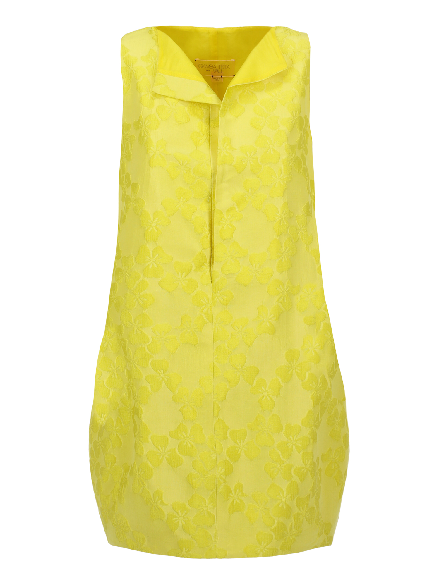 Giambattista Valli Femme Robes Yellow Silk