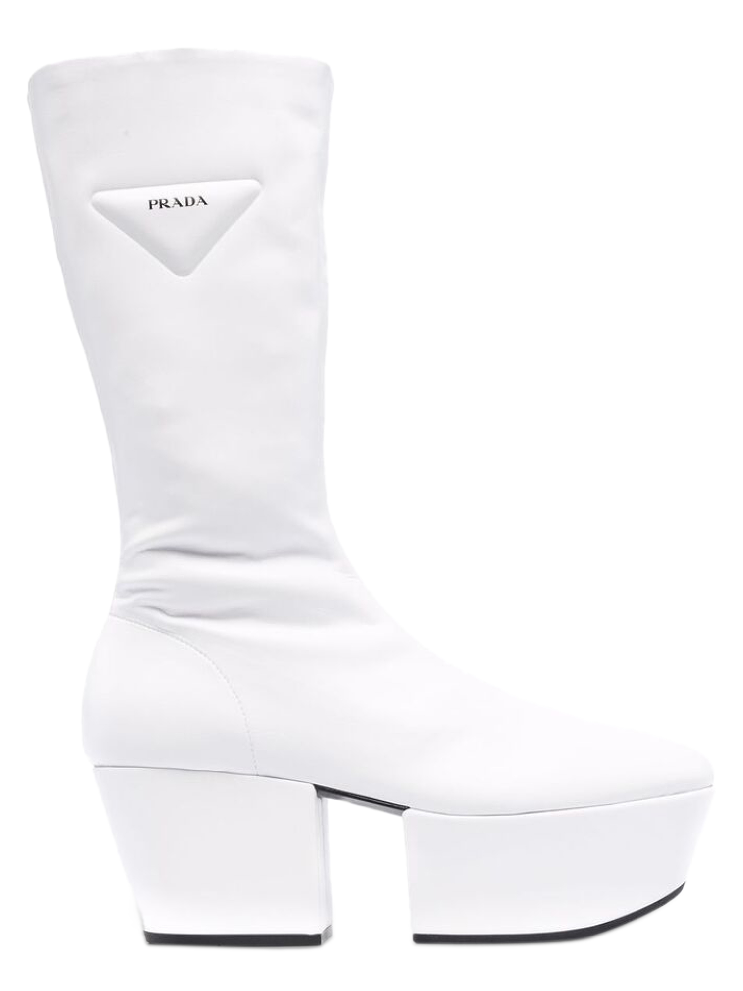 Women's Boots - Prada - In White Synthetic Fibers