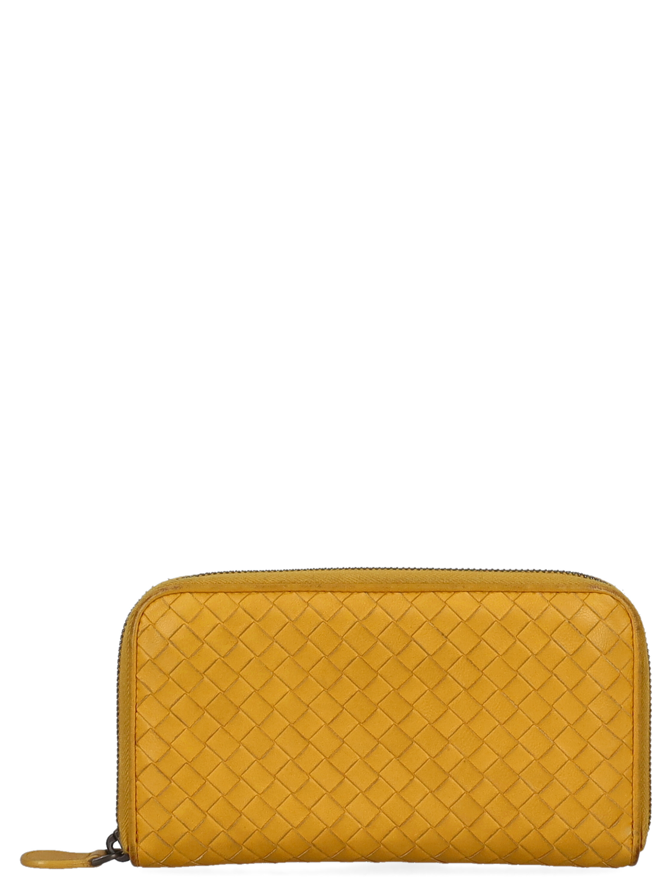 Pre-owned Bottega Veneta Women's Wallets -  - In Yellow Leather