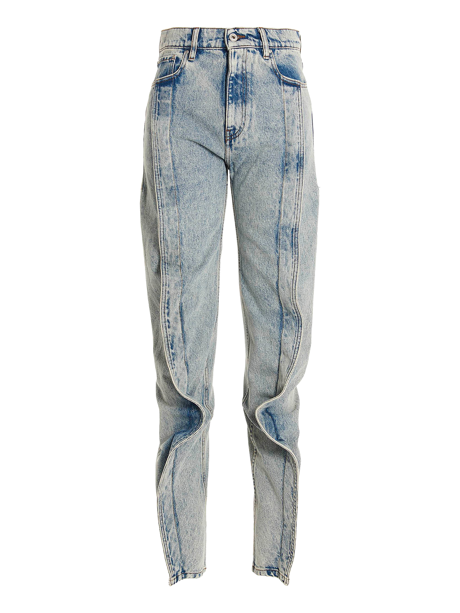 Jeans Pour Femme - Y/Project - En Cotton Blue - Taille:  -