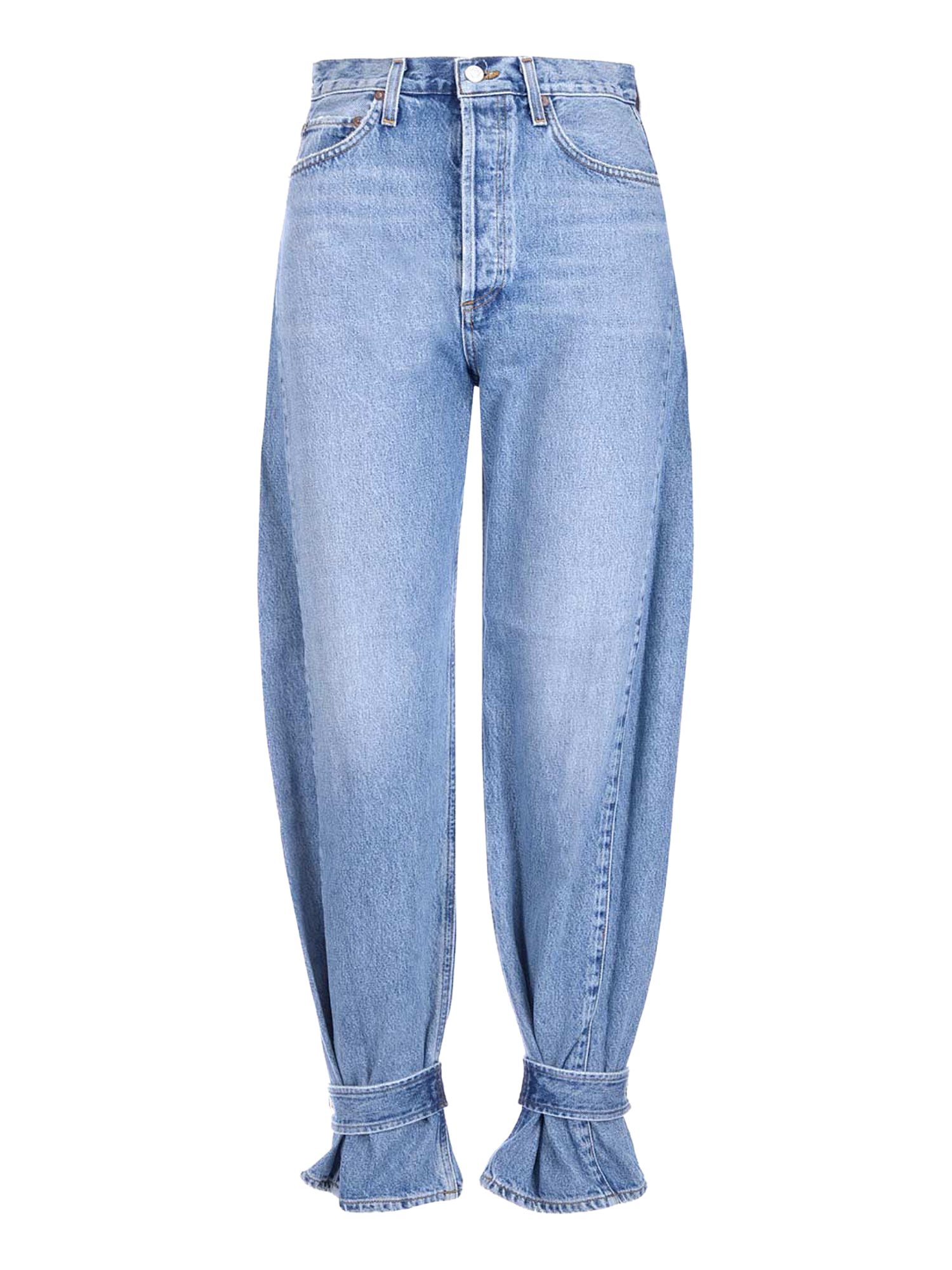 Agolde Femme Jeans Blue Cotton