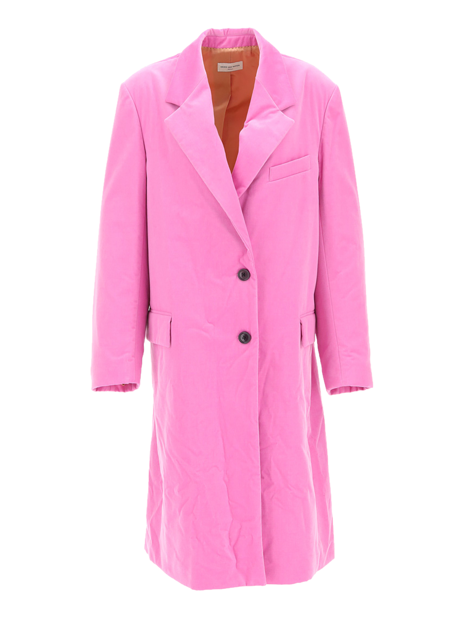 Manteaux Et Blousons Pour Femme - Dries Van Noten - En Cotton Pink - Taille:  -