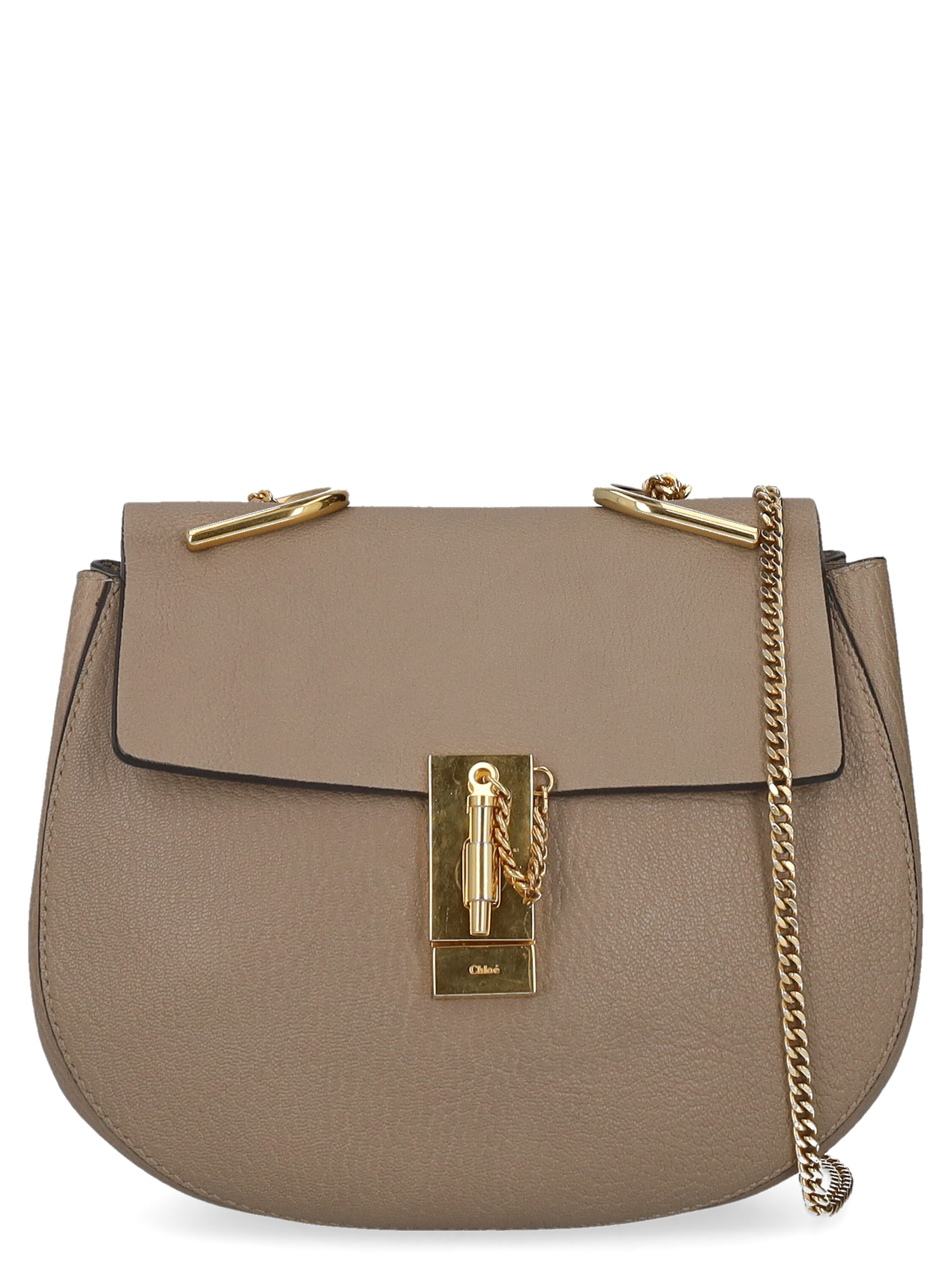 Condition: Good, Solid Color Leather, Color: Beige -  -  -