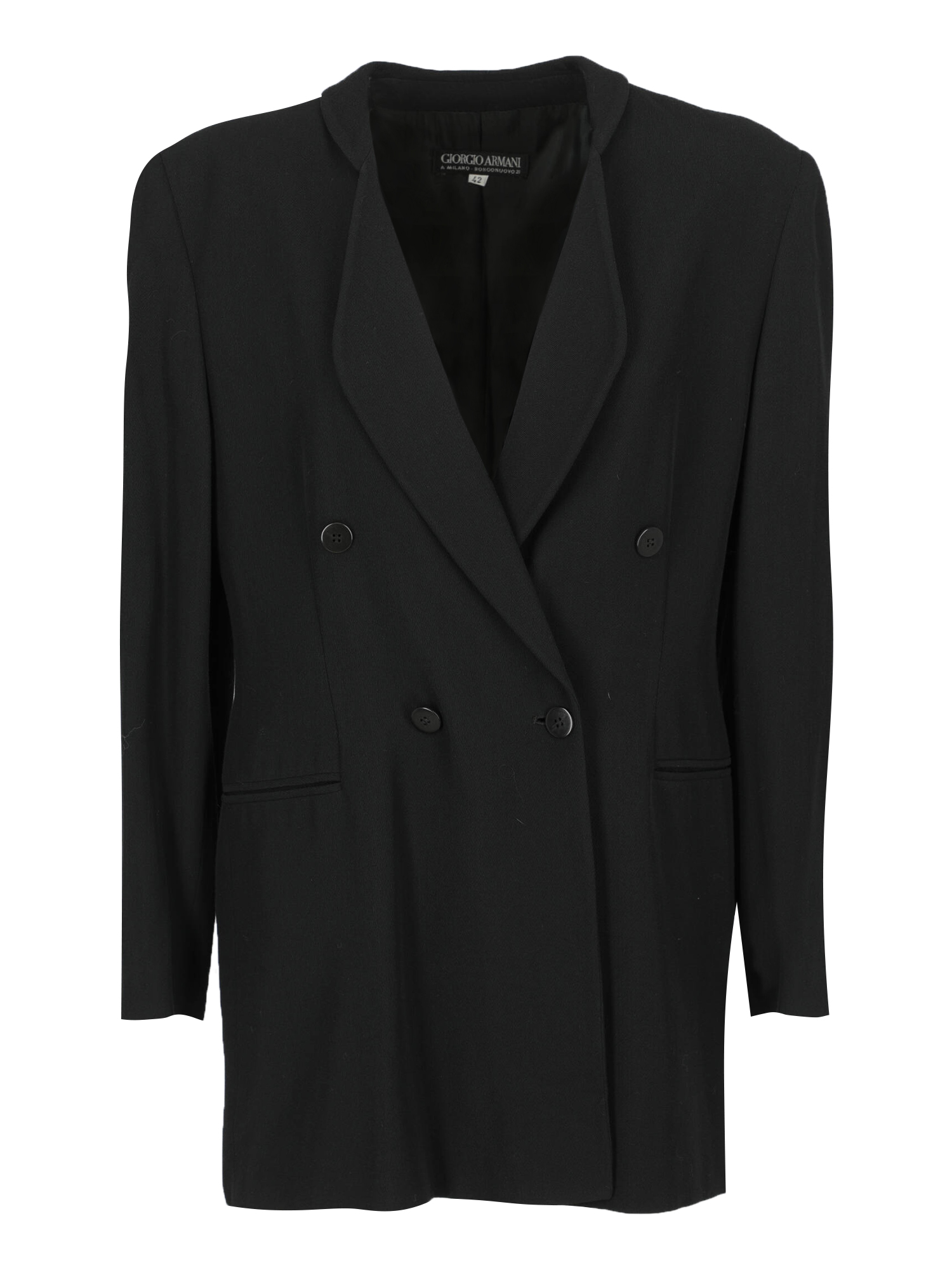 Vestes Pour Femme - Giorgio Armani - En Synthetic Fibers Black - Taille:  -