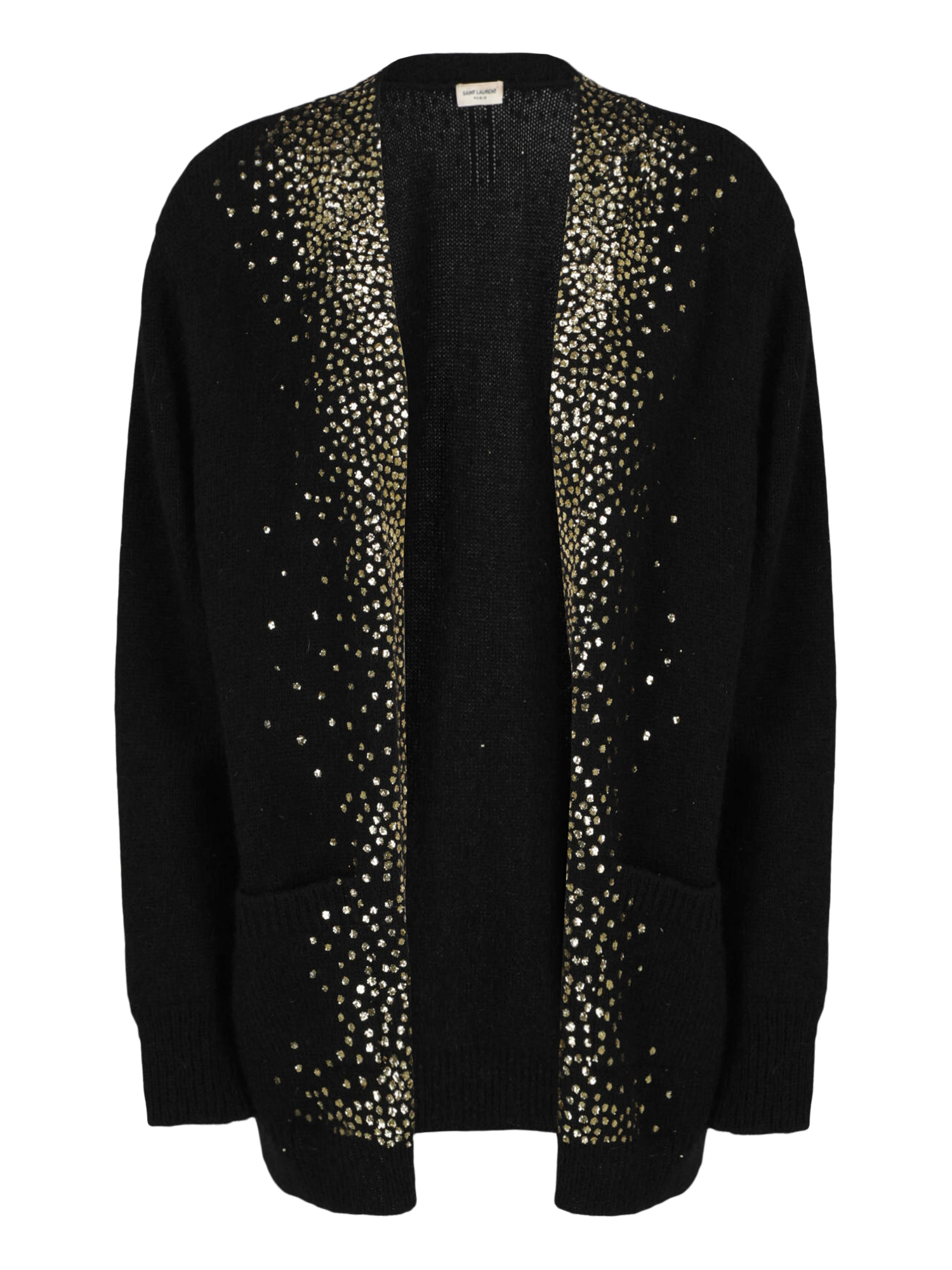 Pre-owned Saint Laurent Women's Knitwear & Sweatshirts -  - In Black, Gold M