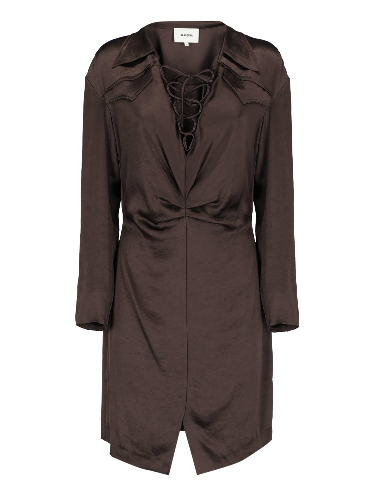 Robes Pour Femme - Nanushka - En Synthetic Fibers Brown - Taille:  -