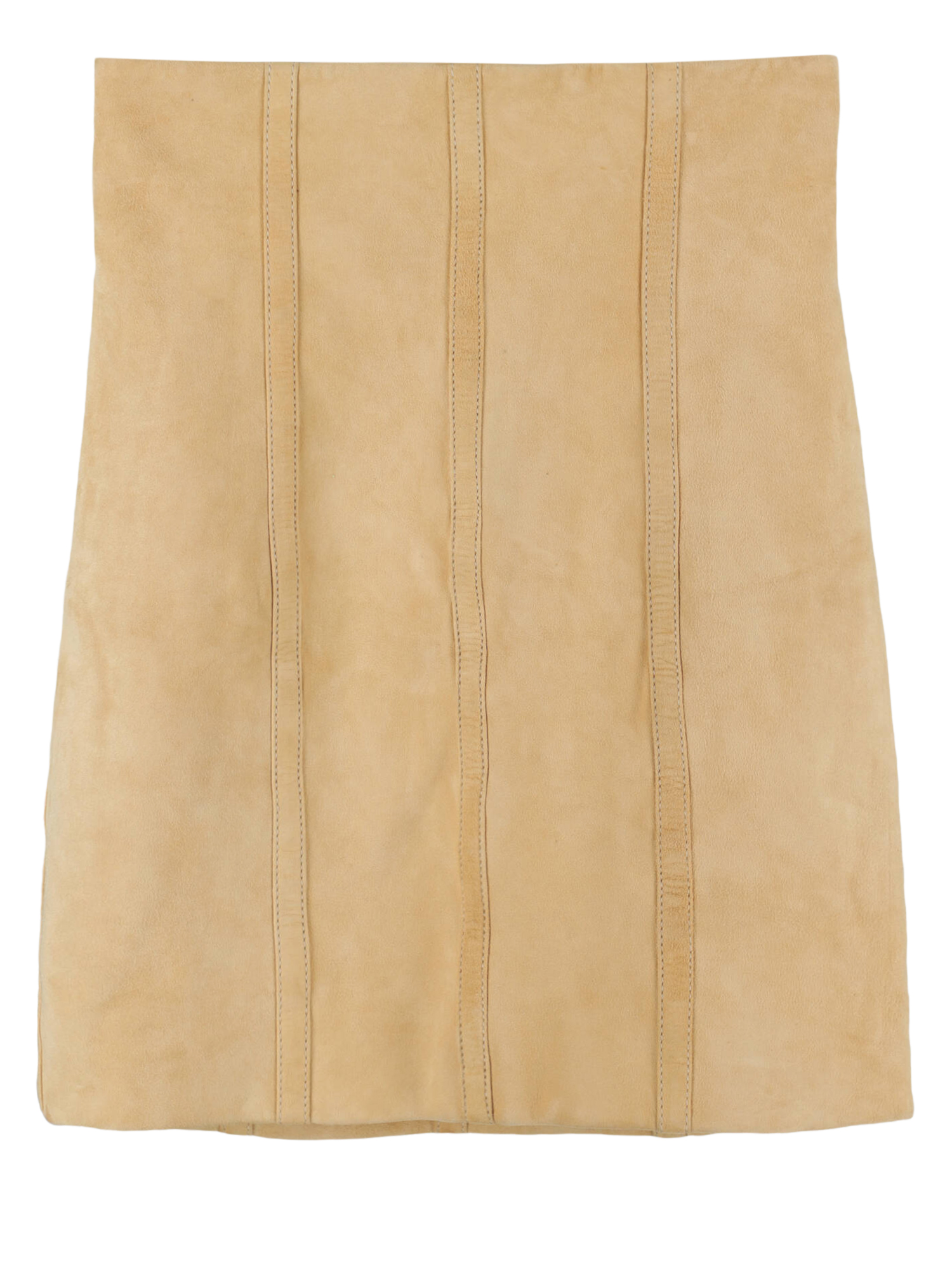 Pre-owned Balmain Women's Skirts -  - In Beige Leather
