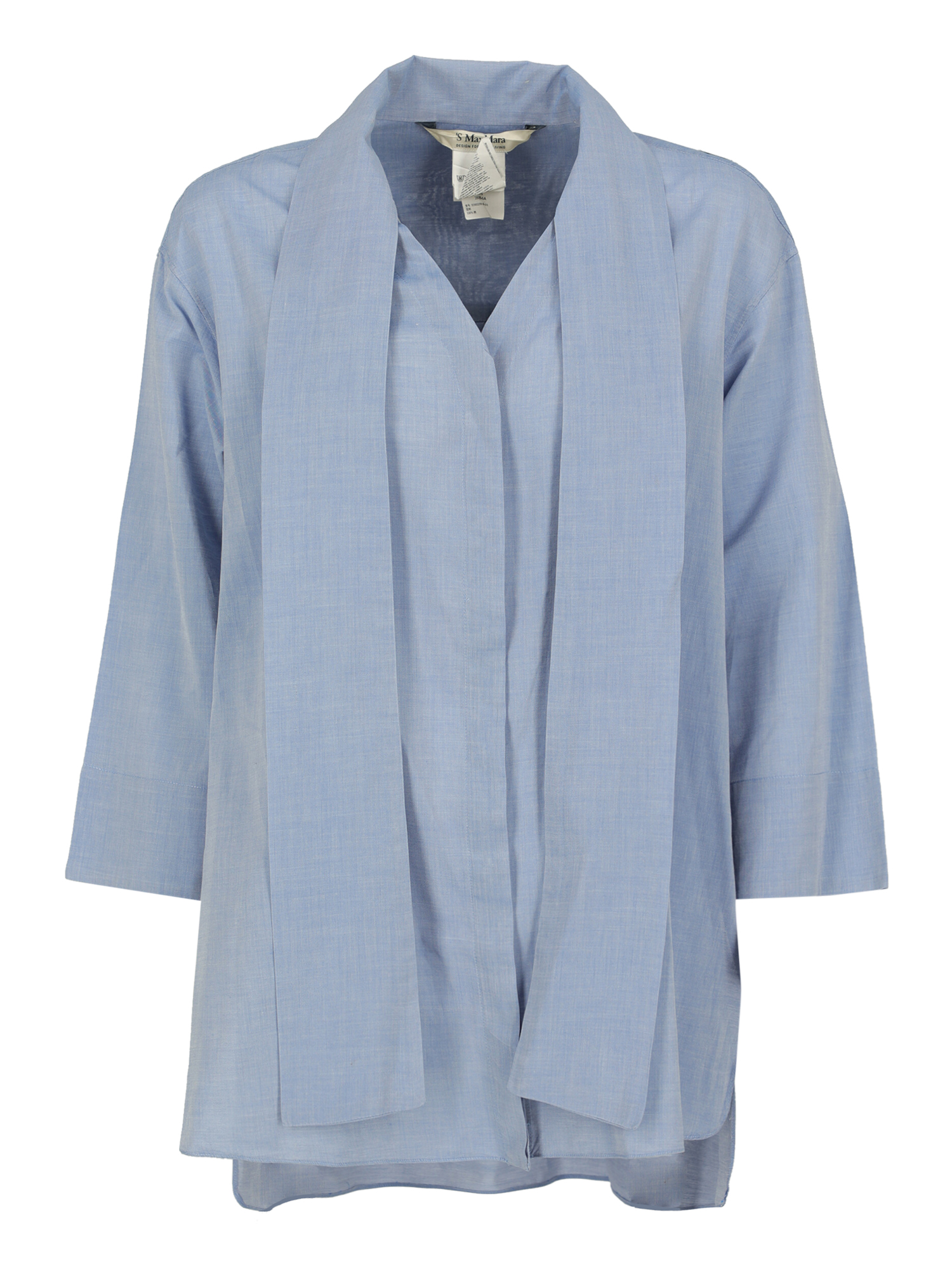 'S Maxmara Femme Chemises Blue Cotton