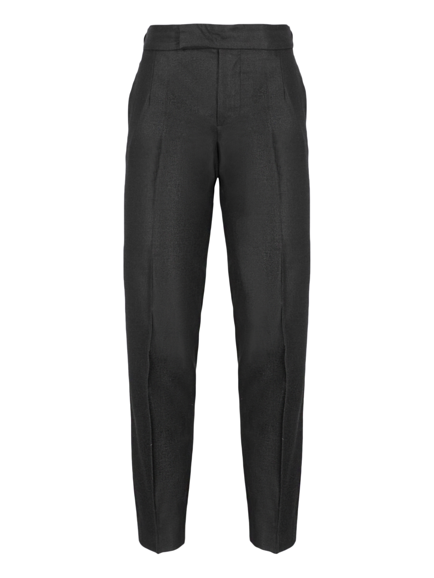 Pre-owned Chloé Women's Trousers -  - In Anthracite Wool