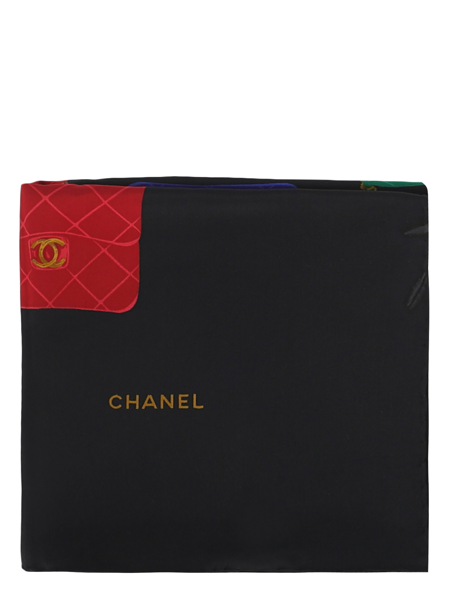 Chanel Femme Étoles et foulards Black Silk