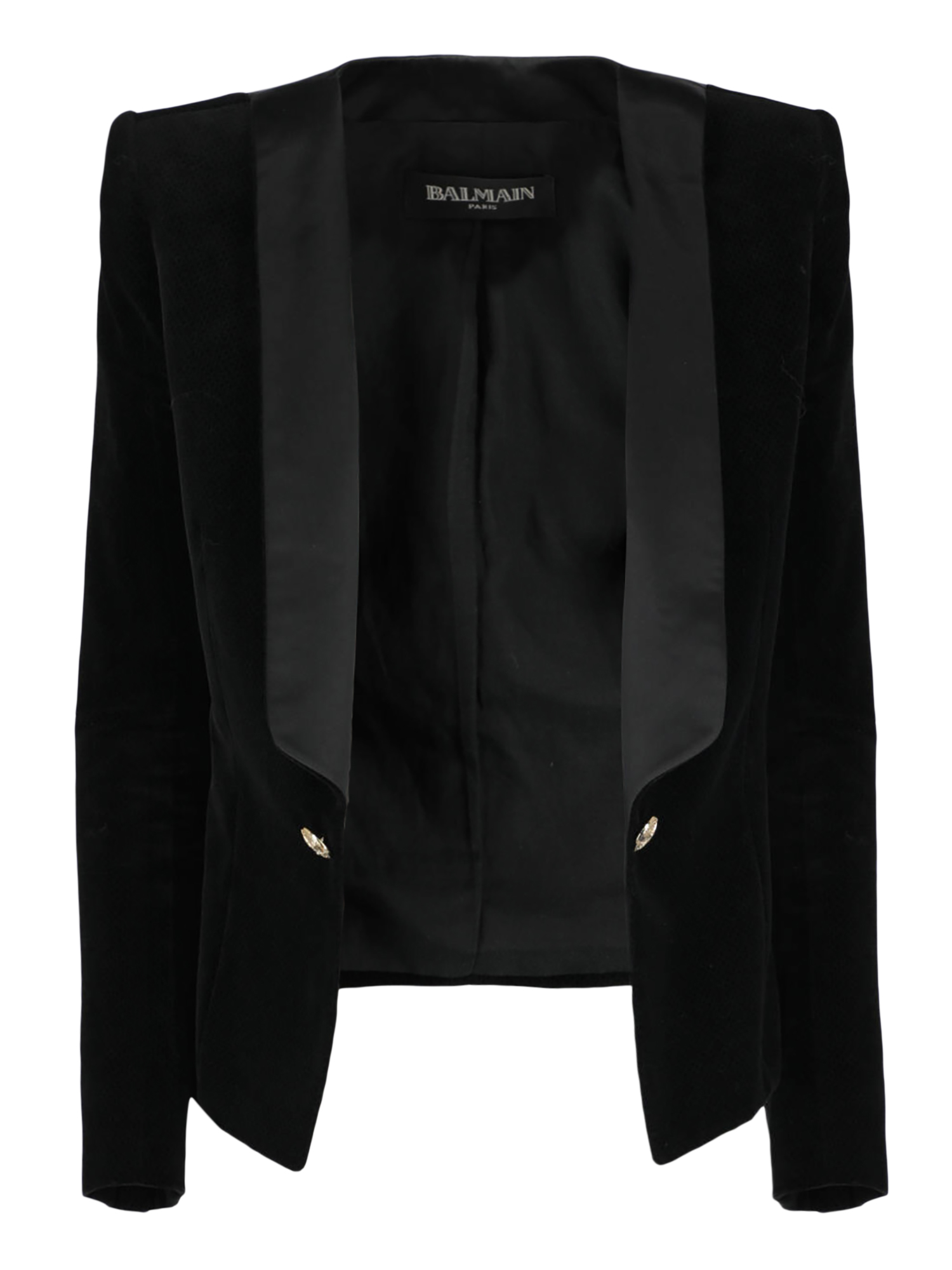 Pre-owned Balmain Women's Jackets -  - In Black Cotton