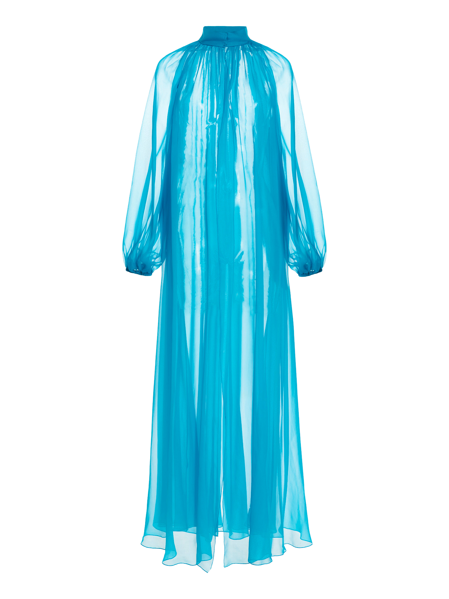 Manteaux Et Blousons Pour Femme - Alberta Ferretti - En Silk Blue - Taille:  -