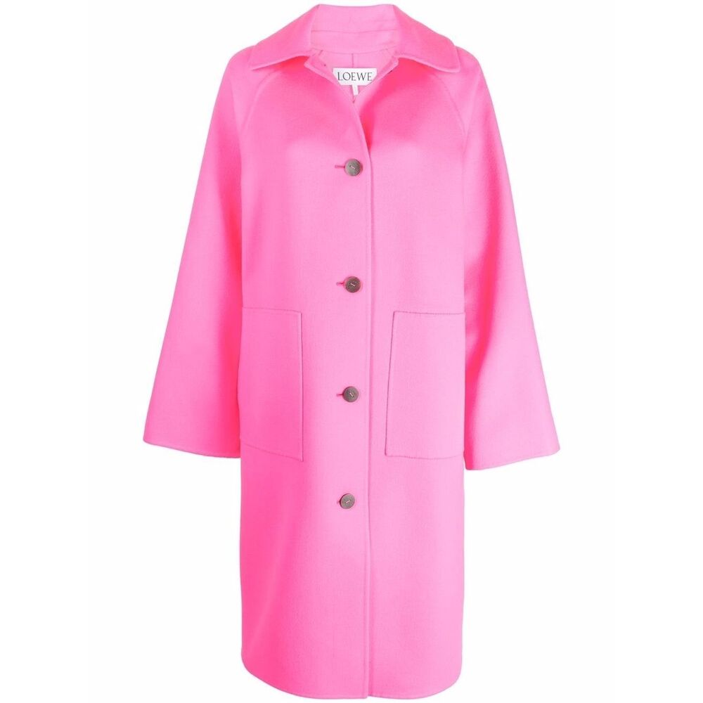 Manteaux Et Blousons Pour Femme - Loewe - En Wool Pink - Taille:  -