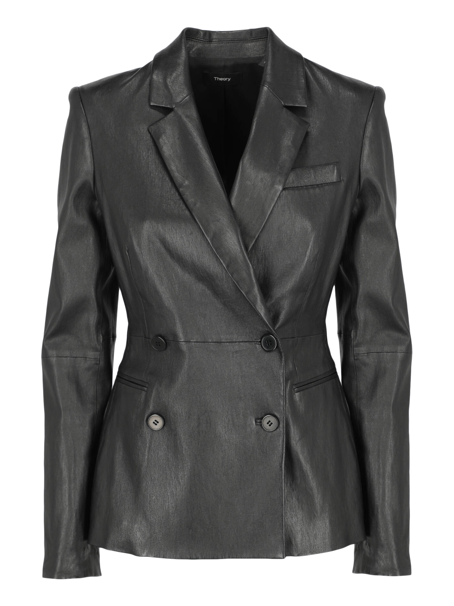 Vestes Pour Femme - Theory - En Leather Black - Taille:  -