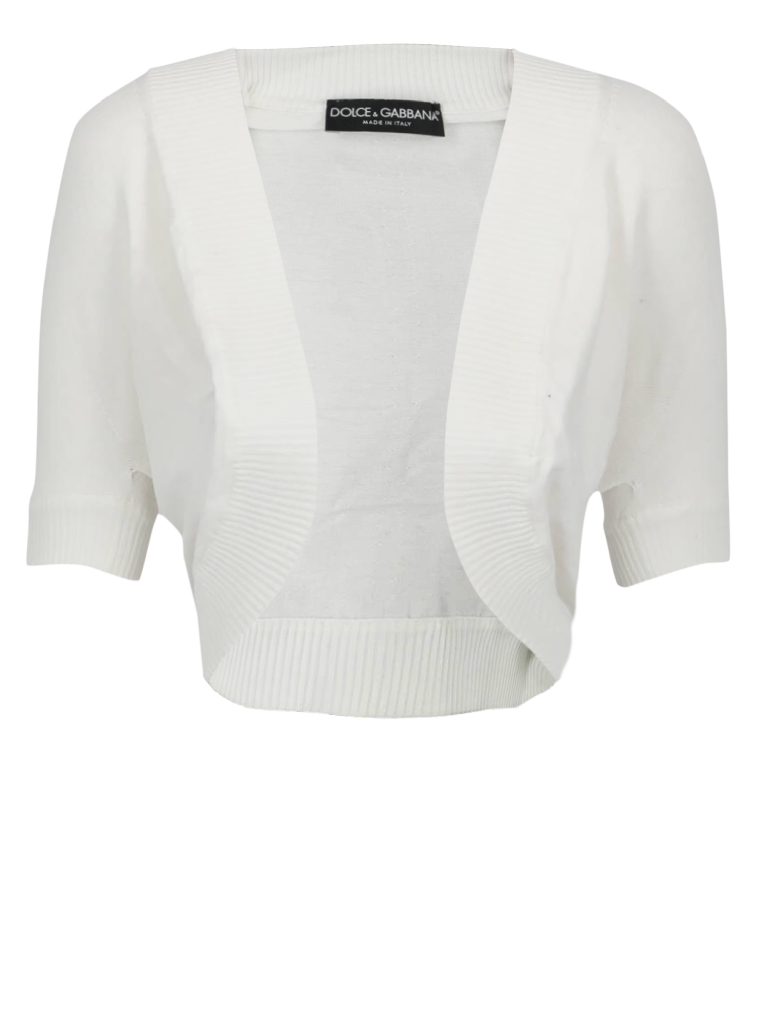 Pre-owned Dolce & Gabbana Women's Knitwear & Sweatshirts -  - In White Synthetic Fibers