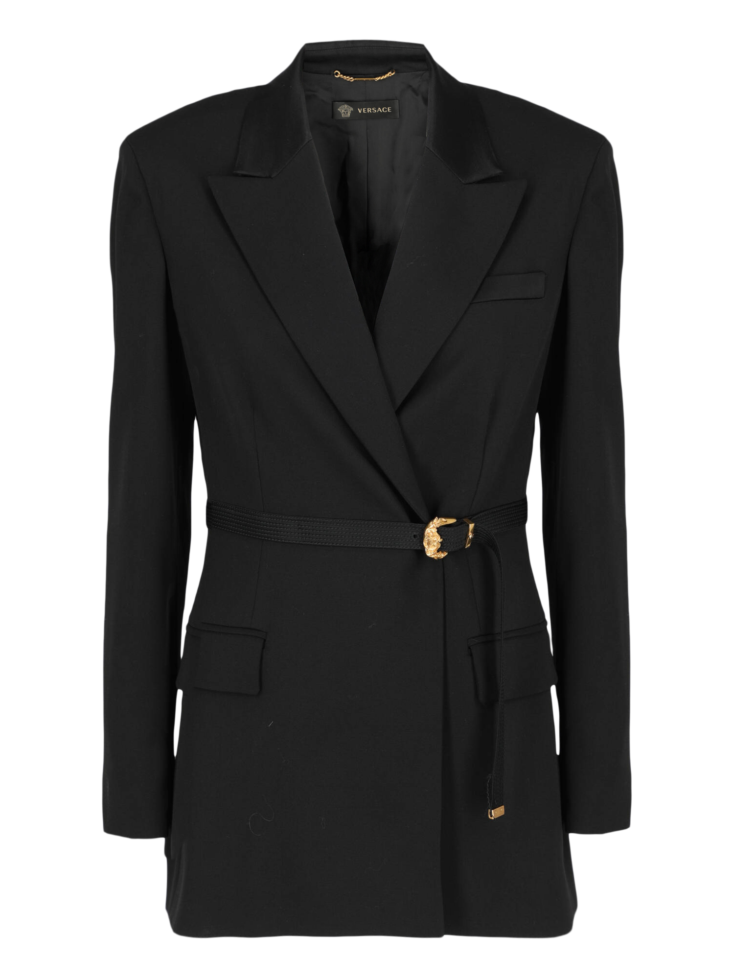 Pre-owned Versace Women's Jackets -  - In Black Wool