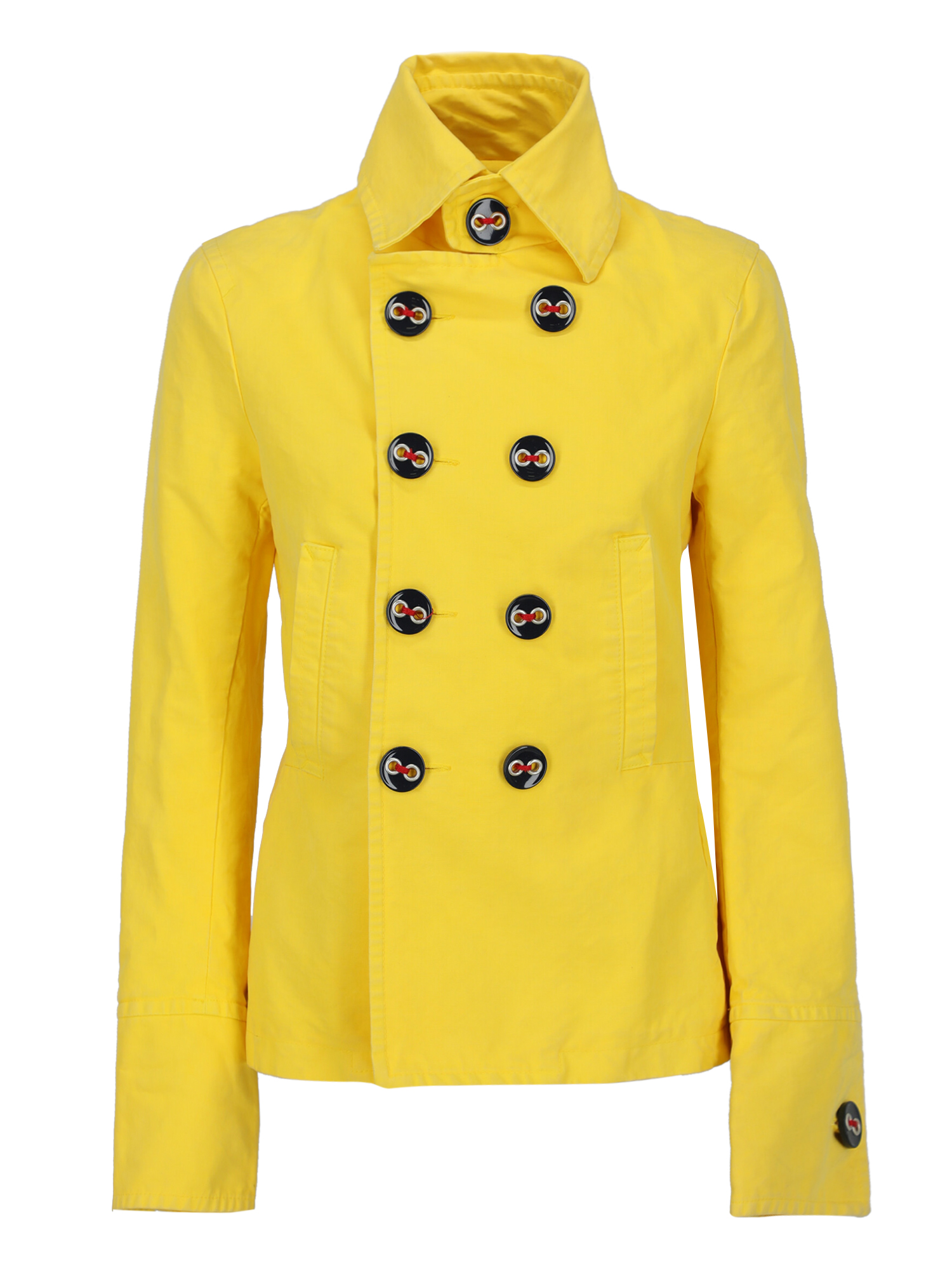 Dsquared2 Femme Vestes Yellow Cotton