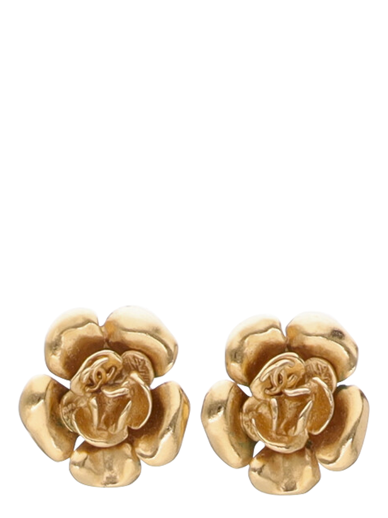 Pre-owned Chanel Women's Earrings -  - In Gold Metal