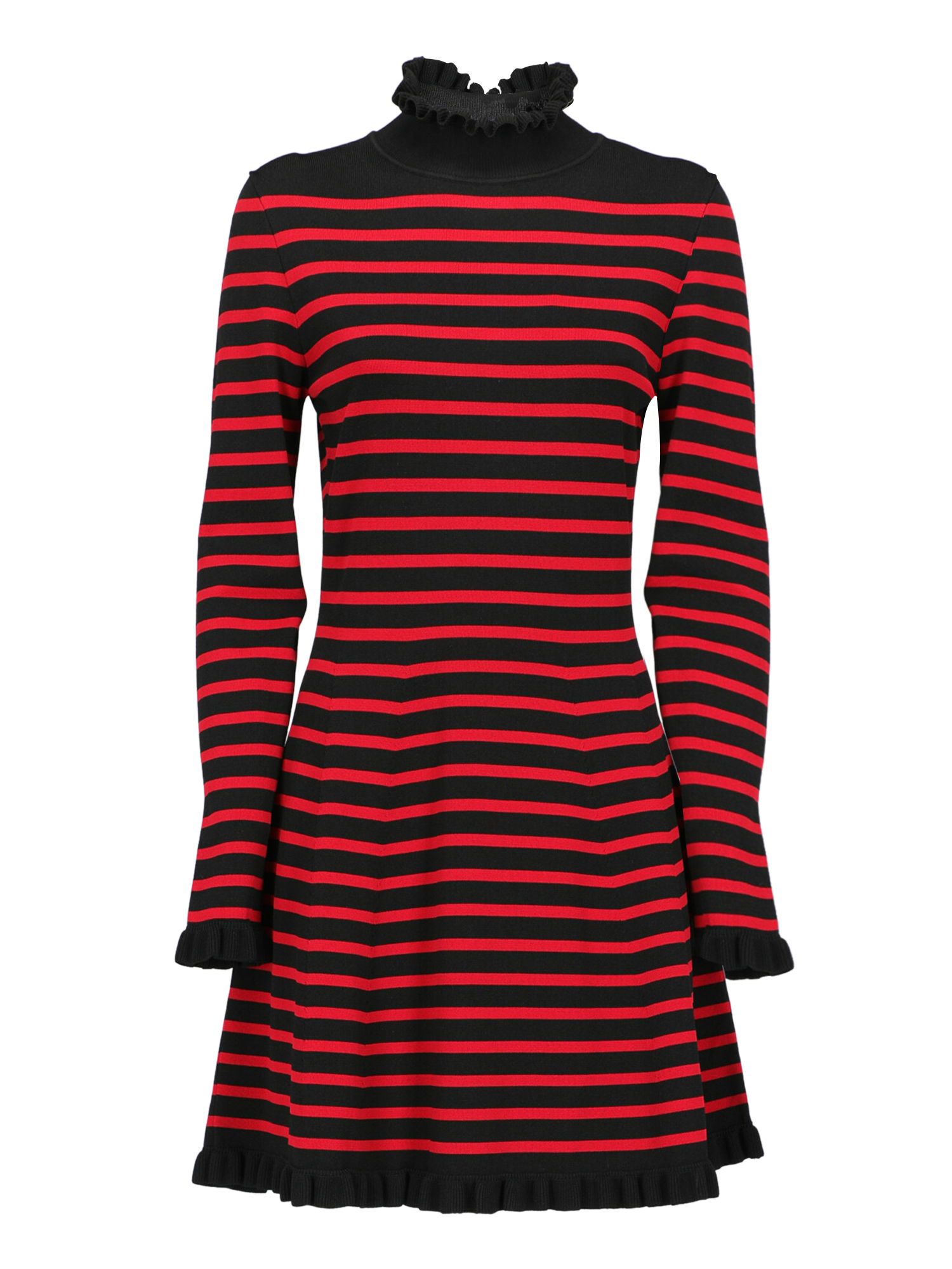 Red Valentino Femme Robes Black, Red Synthetic Fibers