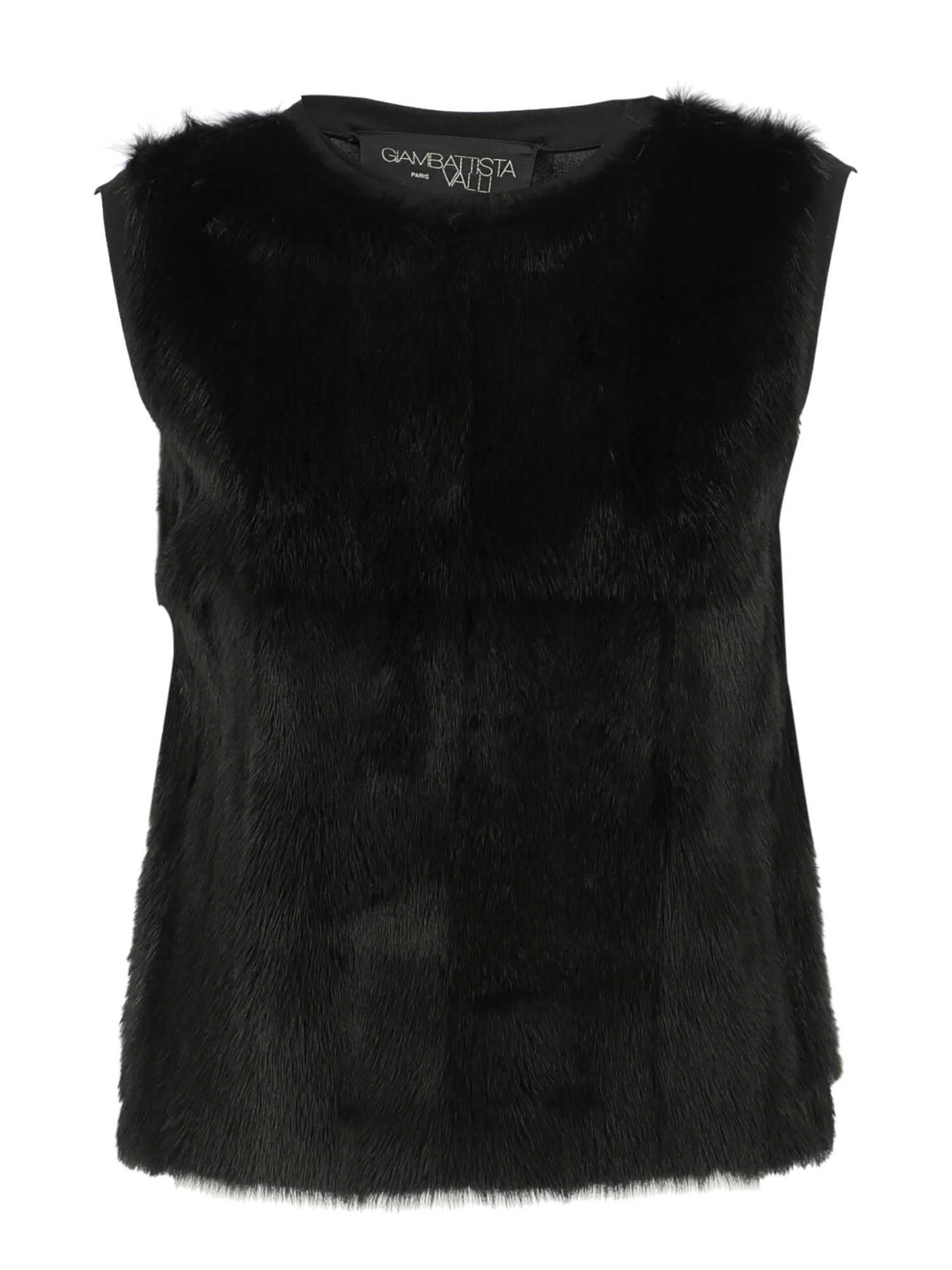 Giambattista Valli Femme T-shirts et tops Black Leather